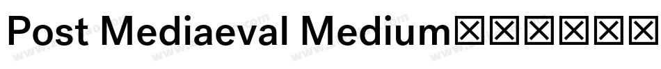 Post Mediaeval Medium字体转换